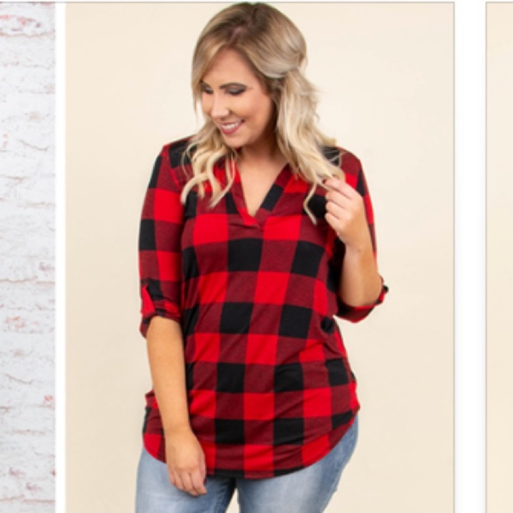 Buffalo plaid shirt.  NWOT